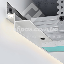 LED-профіль тіньового шву, 14 мм., без покриття